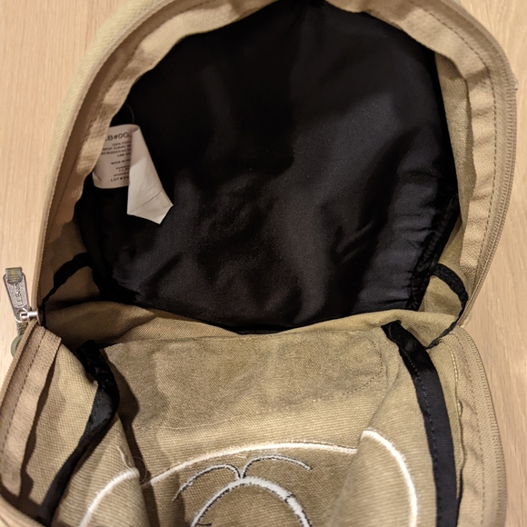 L. L. Bean Kids Beige Bear Backpack - Picture 9 of 11